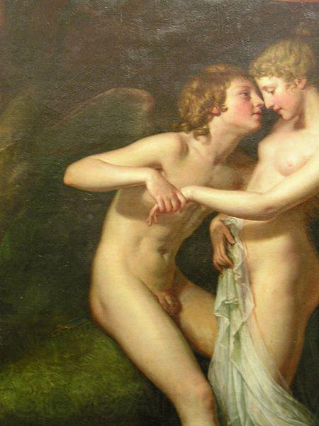 Hugh Douglas Hamilton Cupid and Psyche in the natural bower